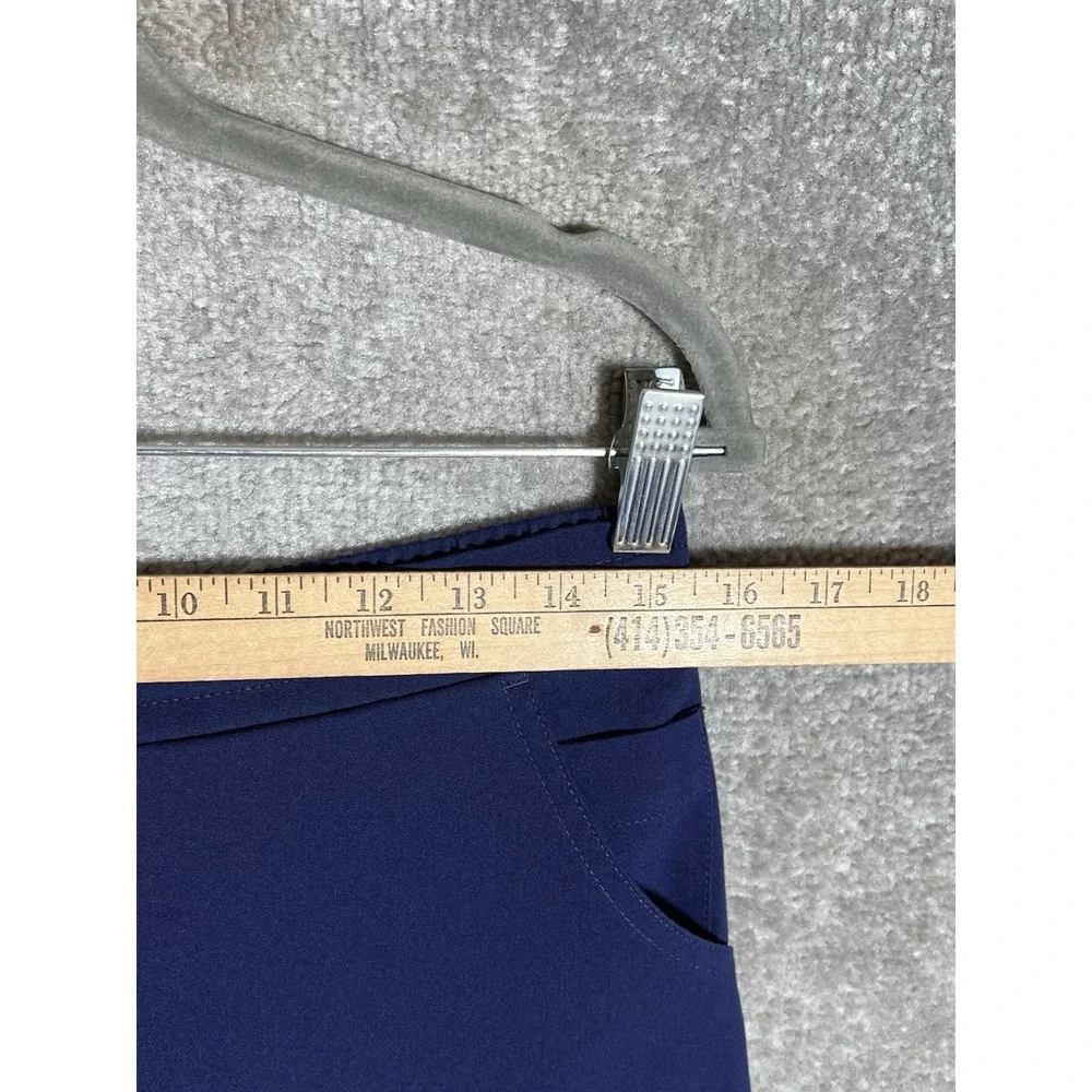 Figs Technical Yola High Rise Slim Scrub Pants Womens Sz Small Tall Blue Pockets